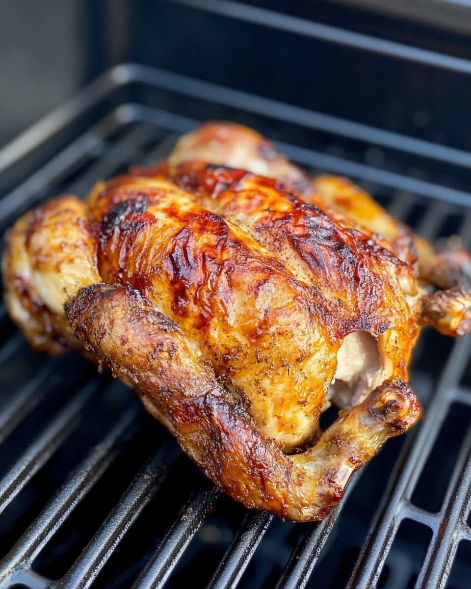 Ingredients for making perfect rotisserie chicken