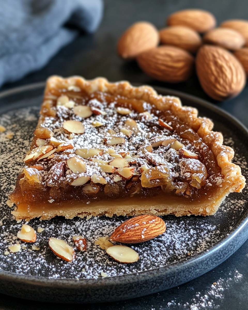Almond Medjool Date Tart vegan