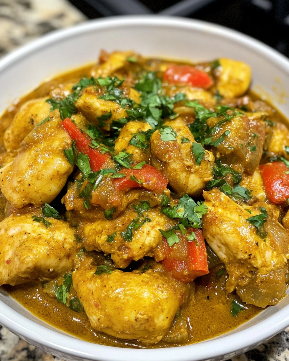 Ingredients for Jamaican Curry Chicken