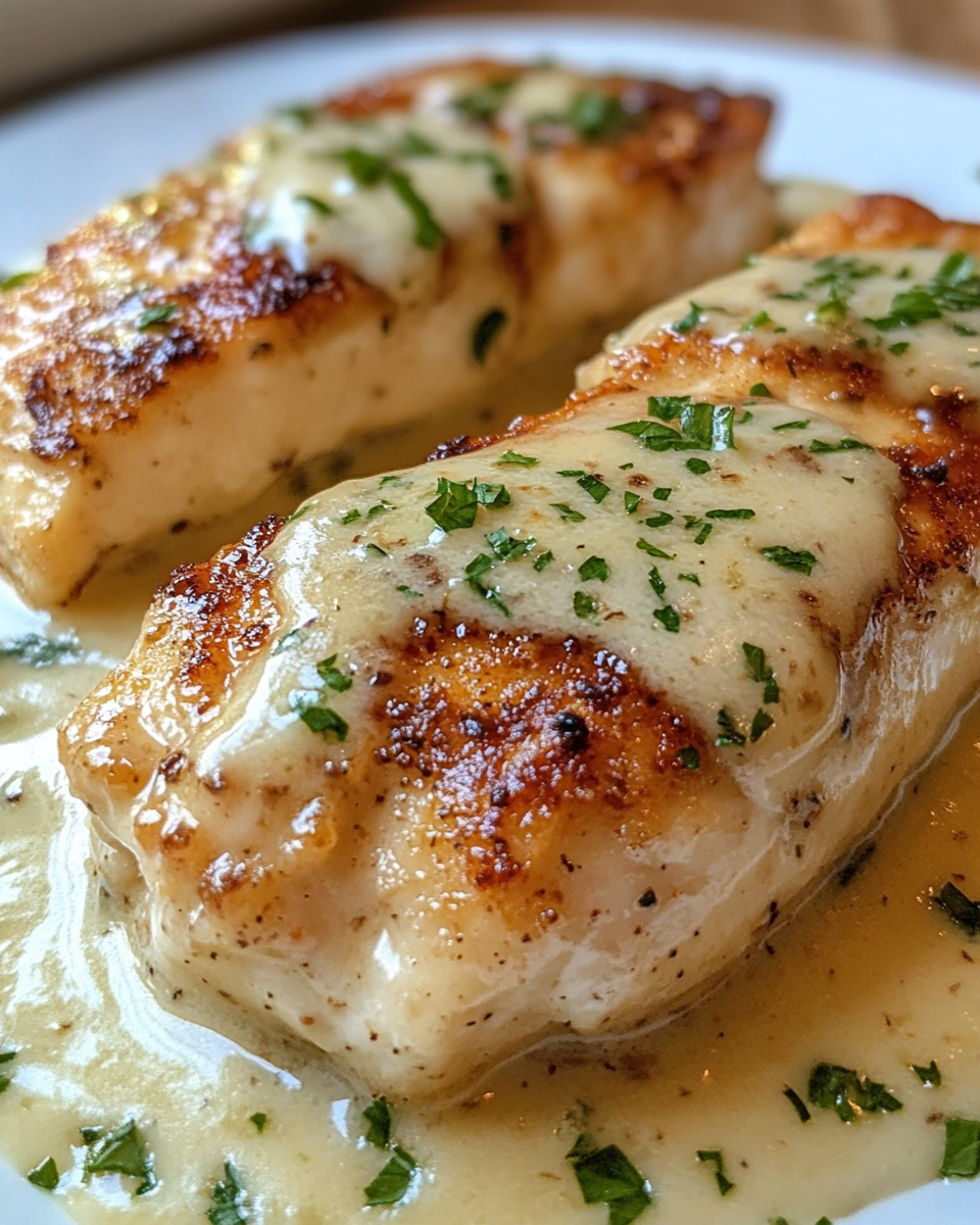 Step by step baking process of Caesar chicken