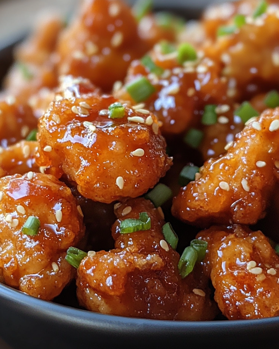 Hot honey chicken baking with bubbling heat