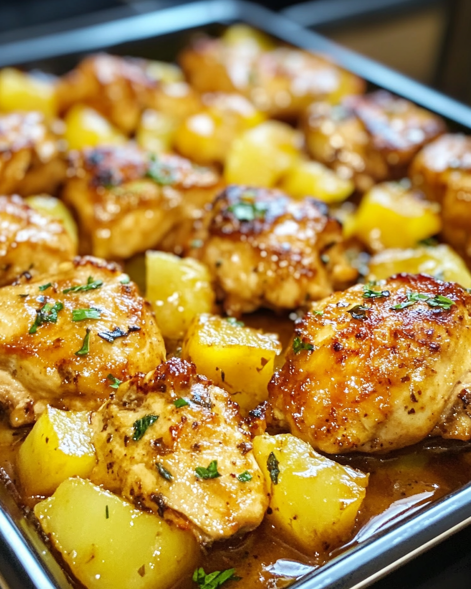 Chicken cooking process in pressure cooker and oven