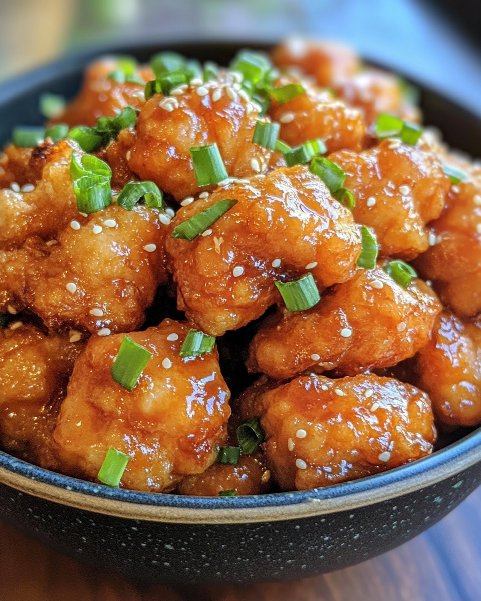 Sliced Bang Bang Chicken plated with spring onions and rice