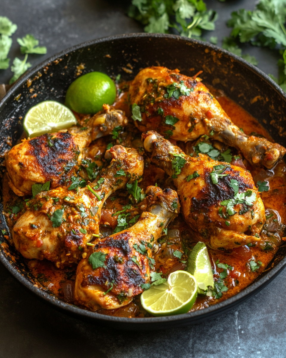 Final chimichurri sauce ready to serve