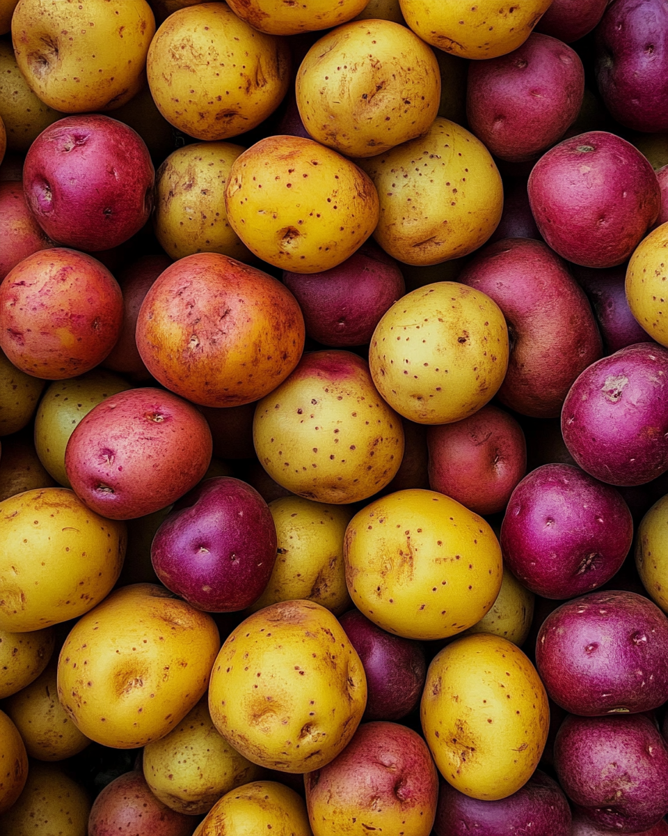 Served Bombay Potatoes with garnish