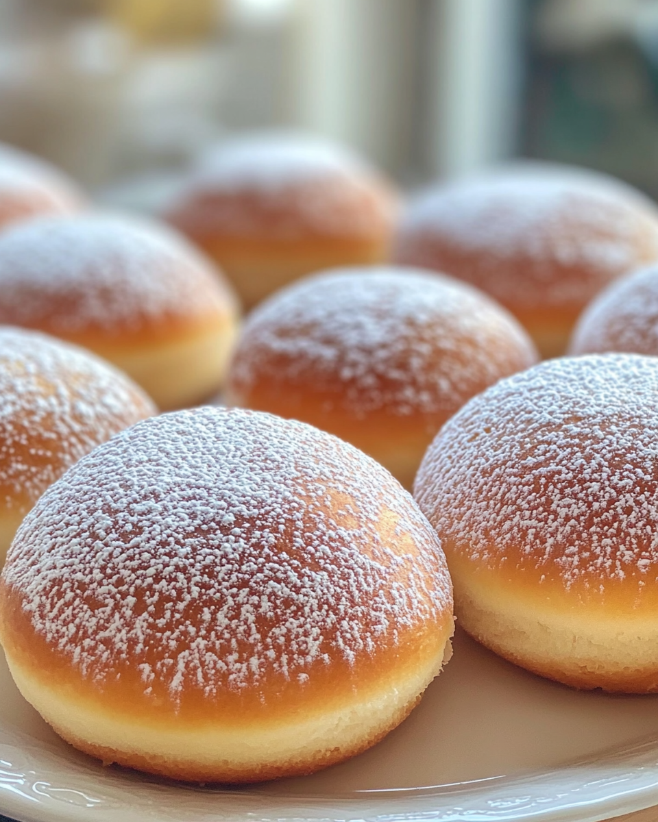 Bomboloni alla crema fresh and ready