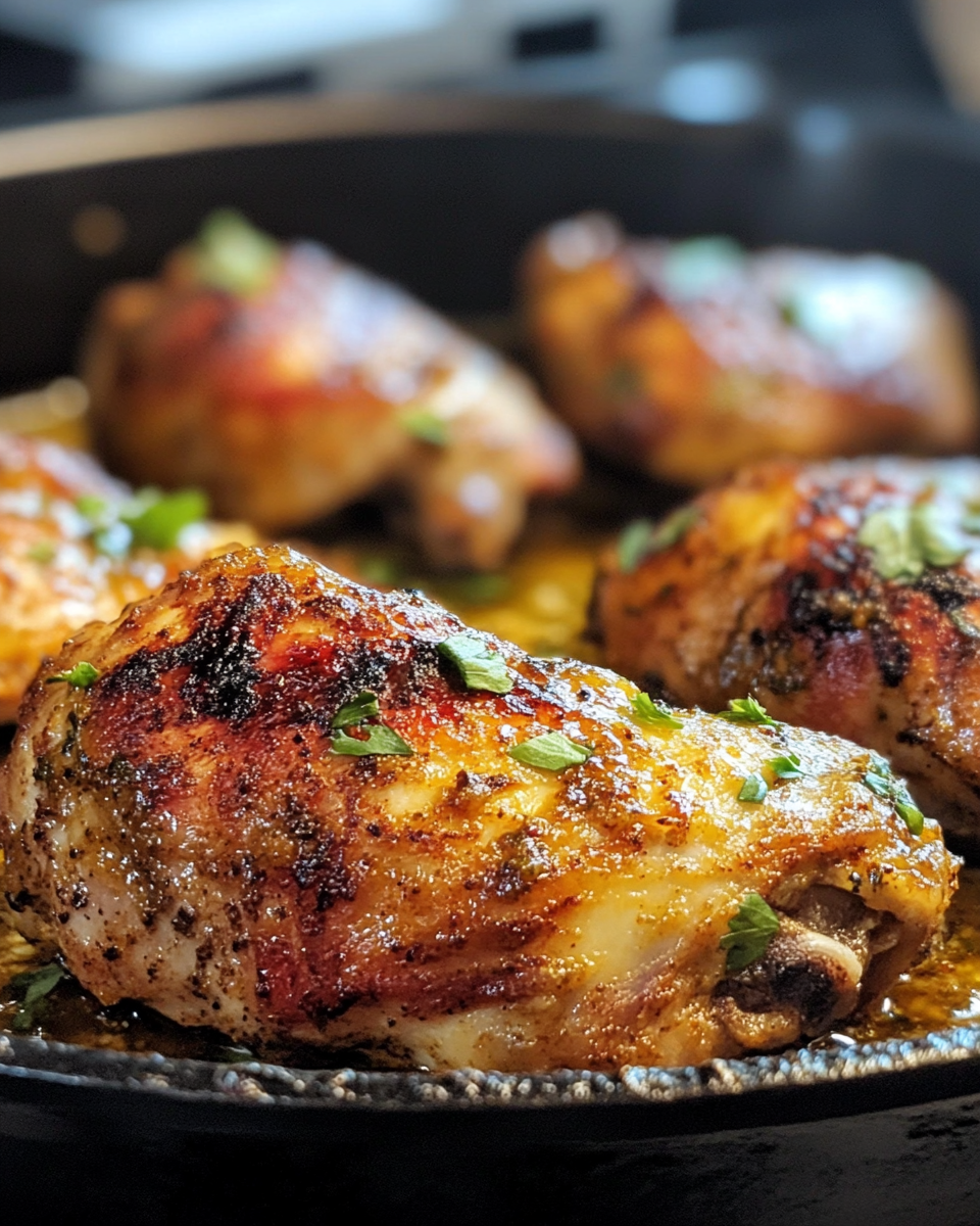 Process of seasoning and cooking Cajun chicken in pressure cooker