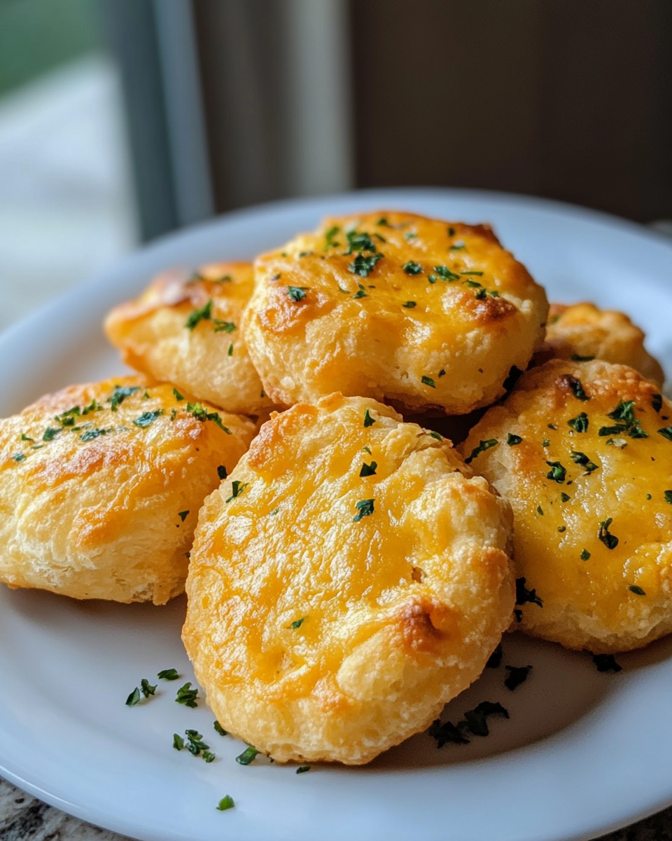 Cheddar cheese puffs baking on parchment lined sheet