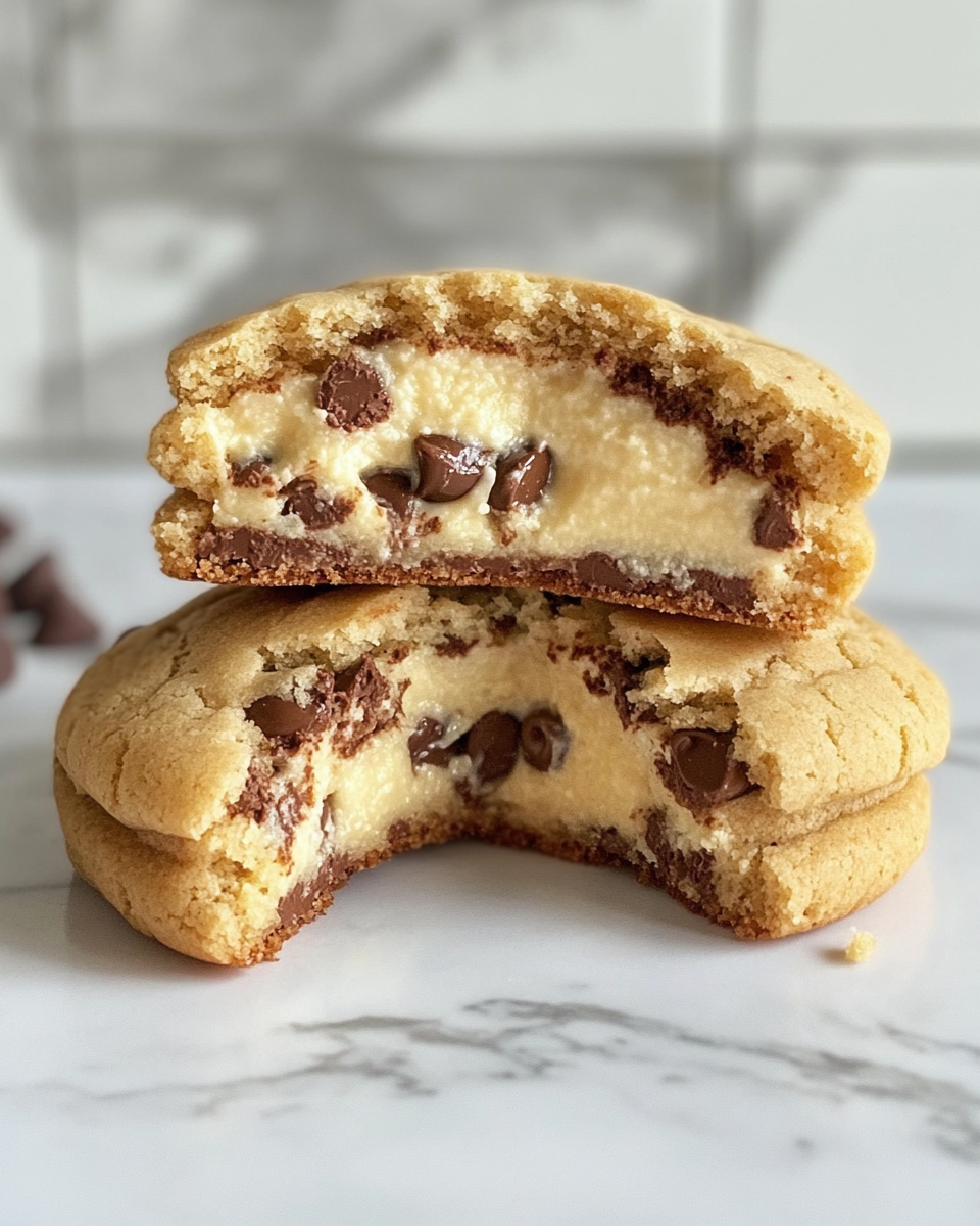 Freshly baked cheesecake stuffed carrot cake cookies cooling on a rack