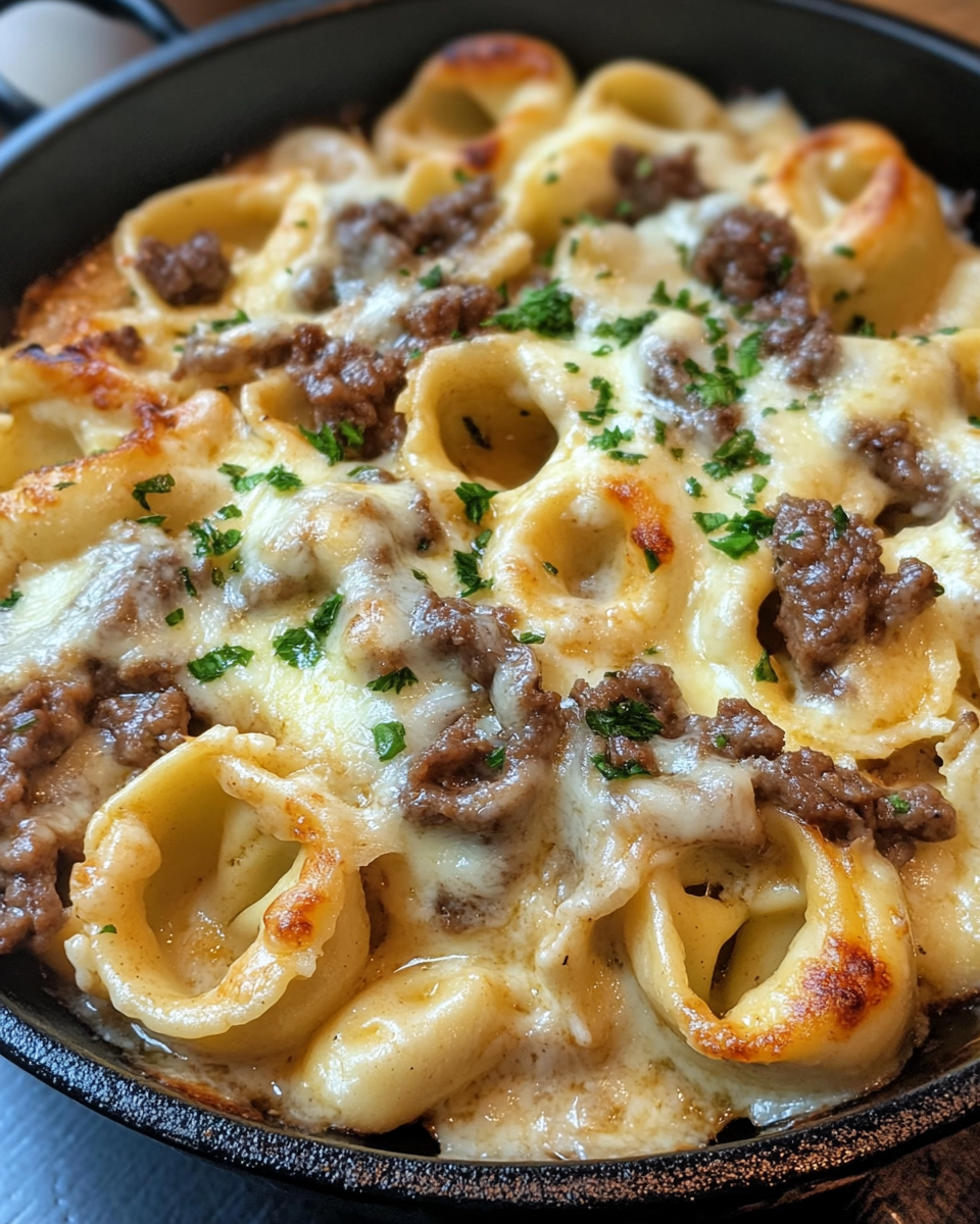 Cooking Cheesesteak Tortellini in pressure cooker
