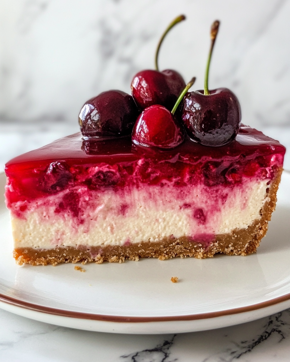 Creamy pistachio pudding salad in graham cracker crust