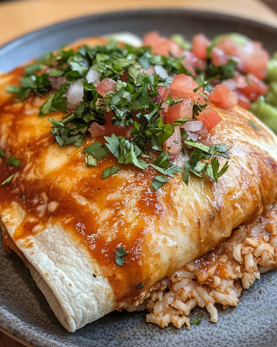 Crispy chimichangas served on plate