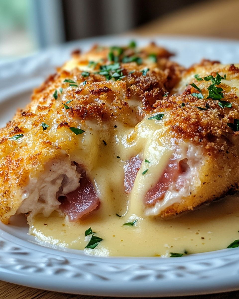 Ingredients for chicken cordon bleu
