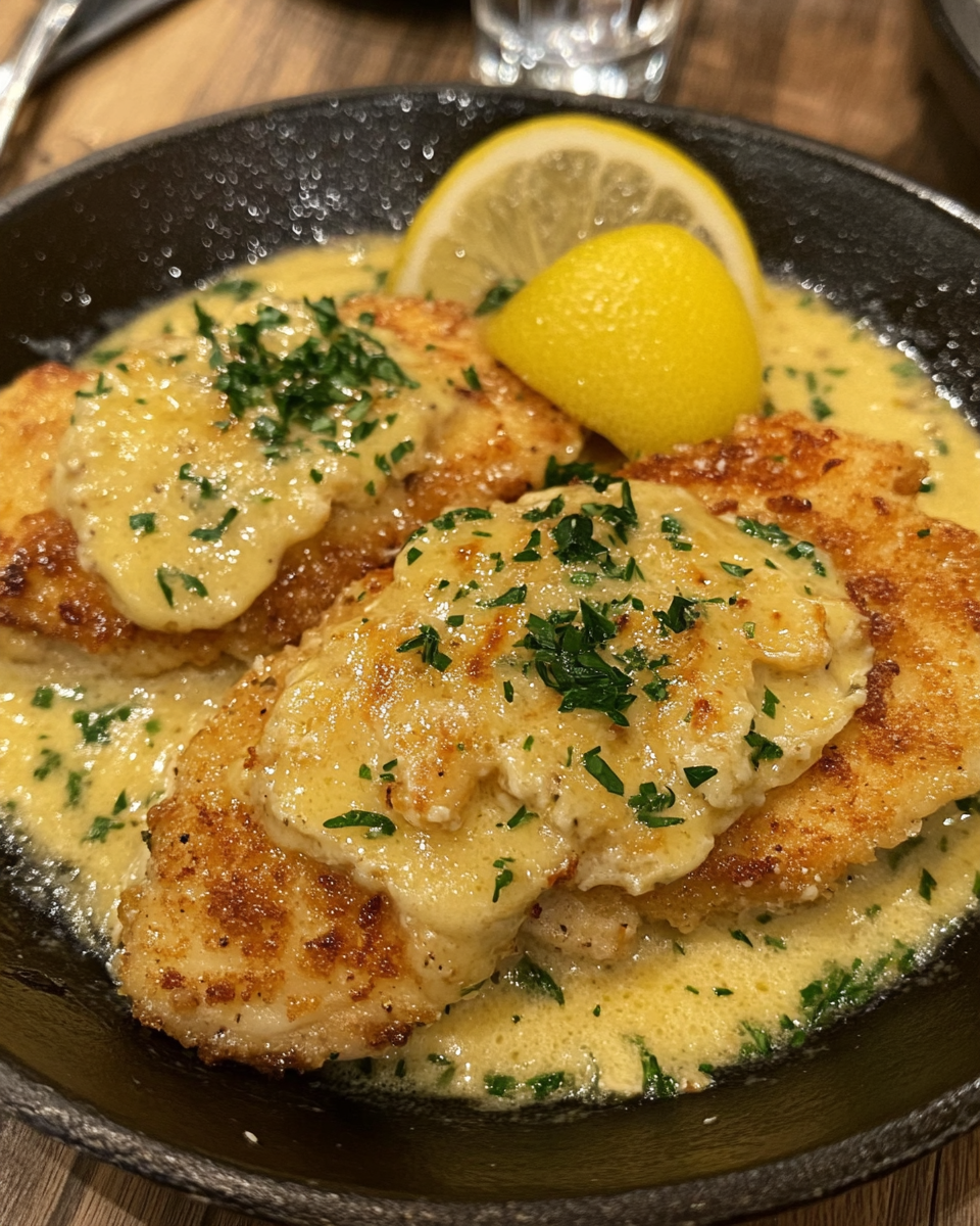 Tender pulled chicken in pressure cooker with lemon and wine sauce