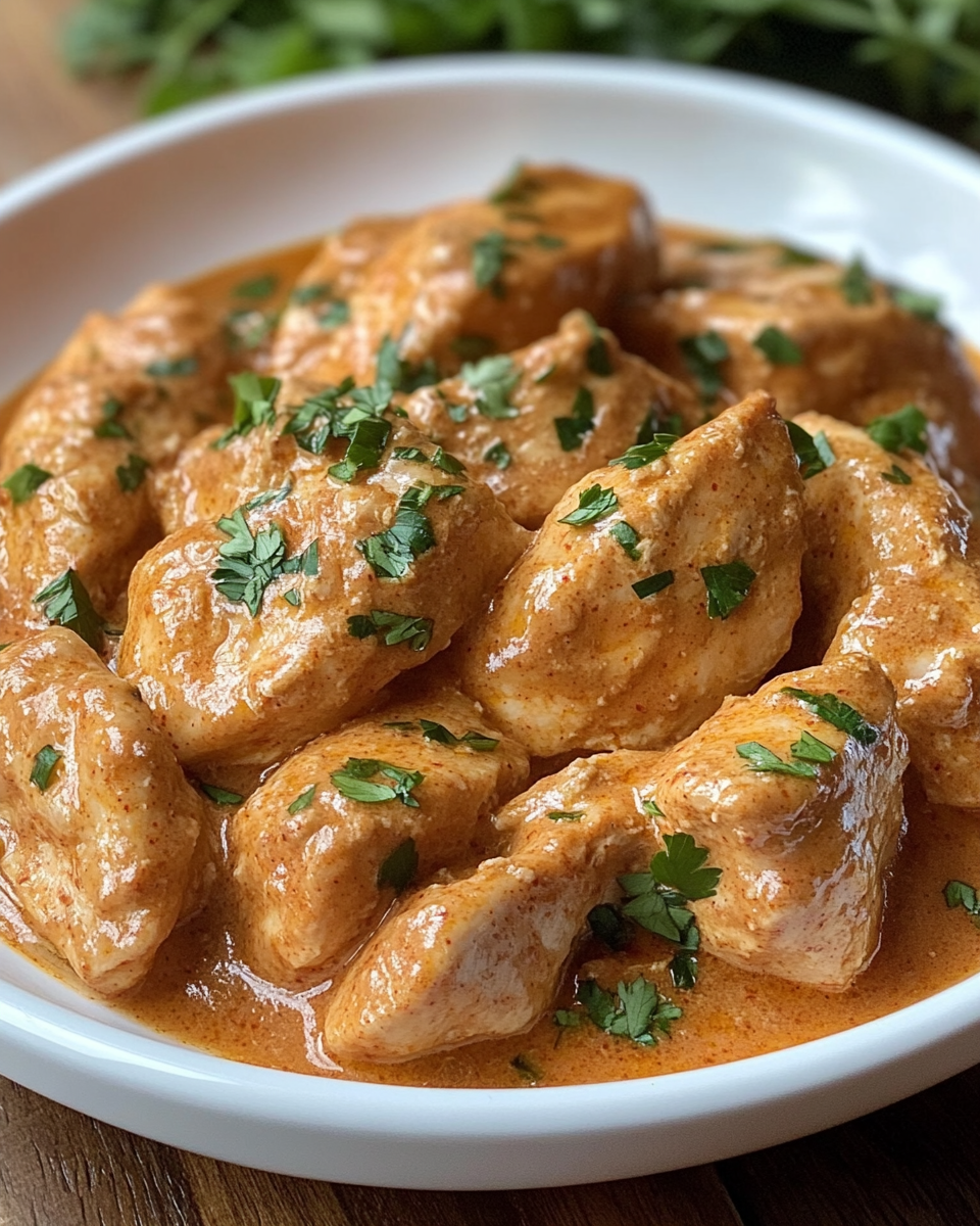 Chicken searing in skillet before pressure cooking