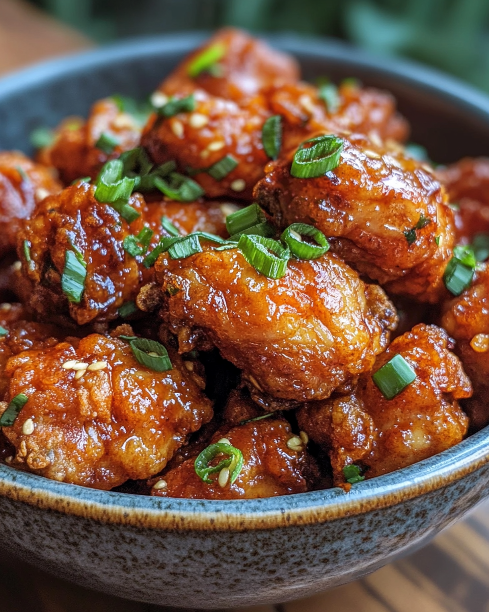 Spicy crispy chicken thighs fresh from pressure cooker