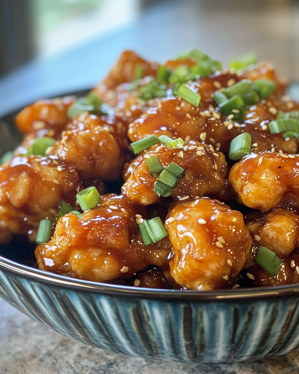 Sweet Fire Chicken in pressure cooker