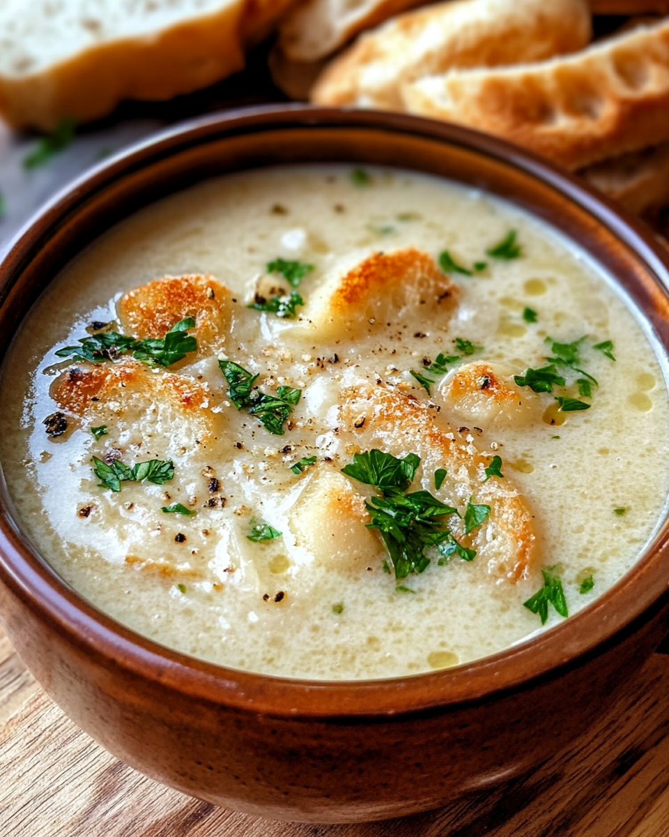 Country French Garlic Soup