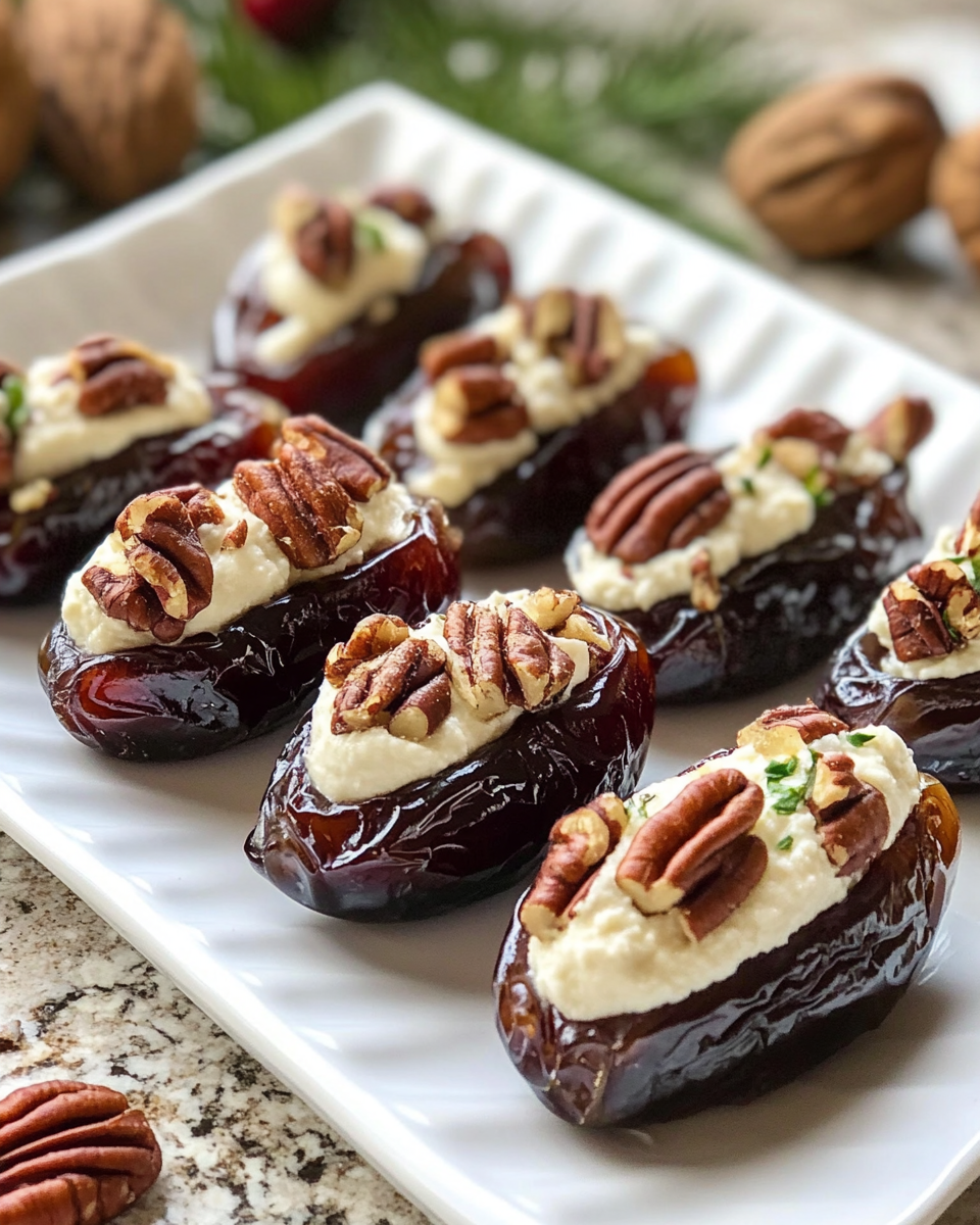 Cranberry pecan cheese ball rolled in pecans and cranberries