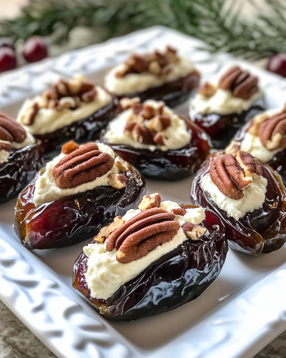 Sliced cranberry pecan cheese ball on serving platter