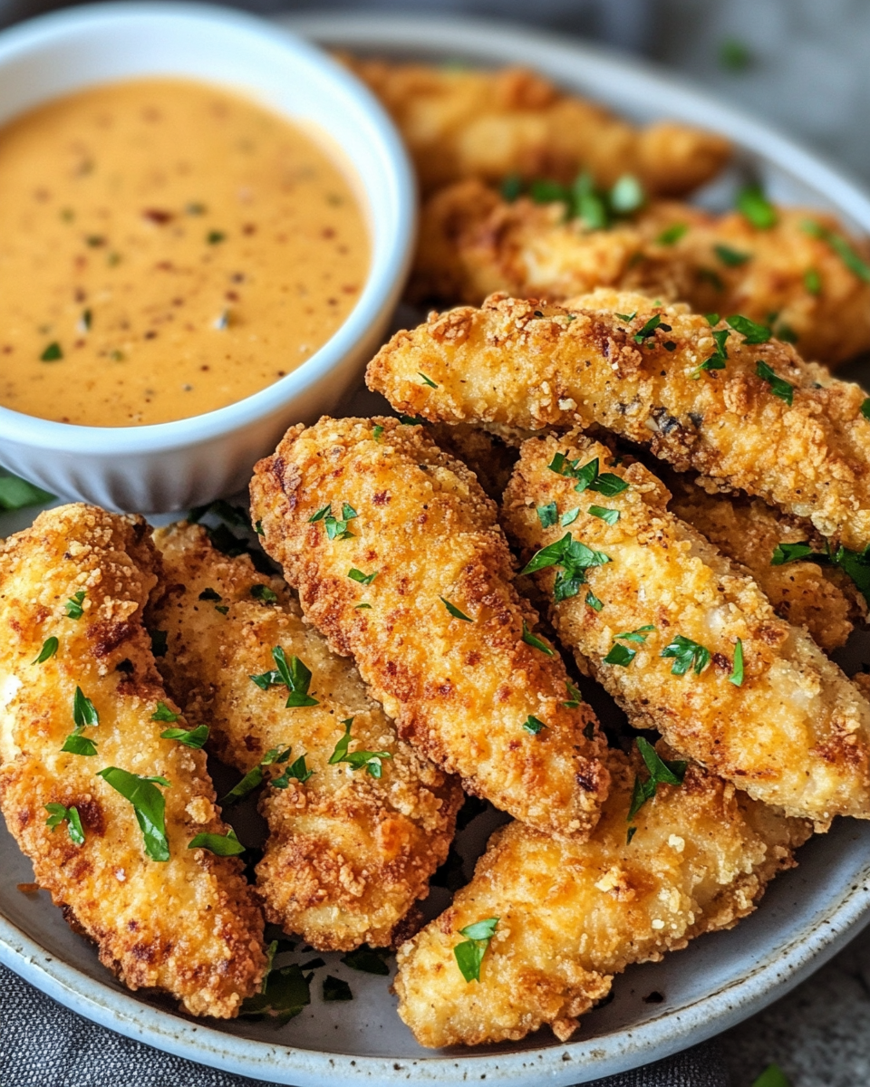 Crispy homemade baked chicken tenders