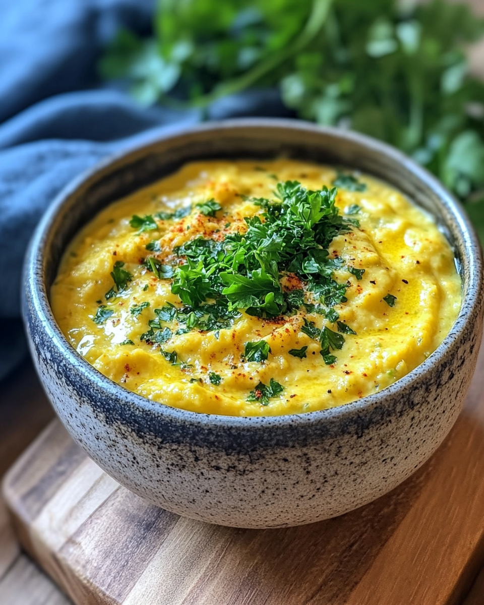 Creamy curry date dip ready in 5 minutes