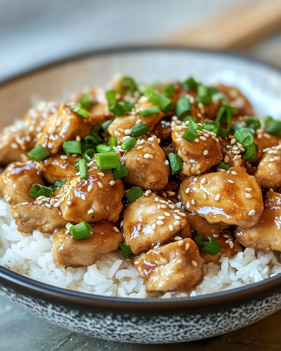ingredients for chicken teriyaki laid out