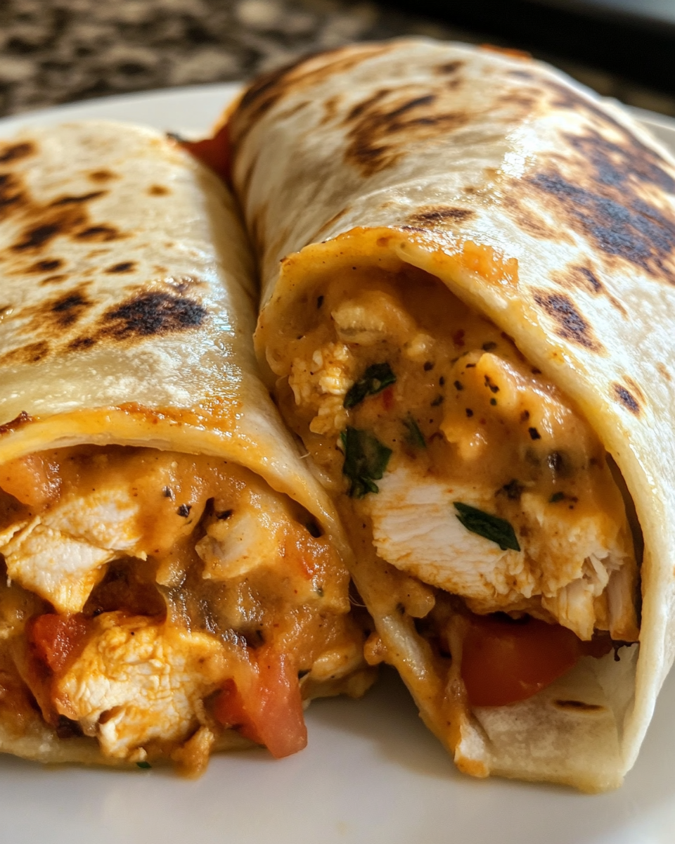 Final crispy chipotle ranch grilled chicken burrito