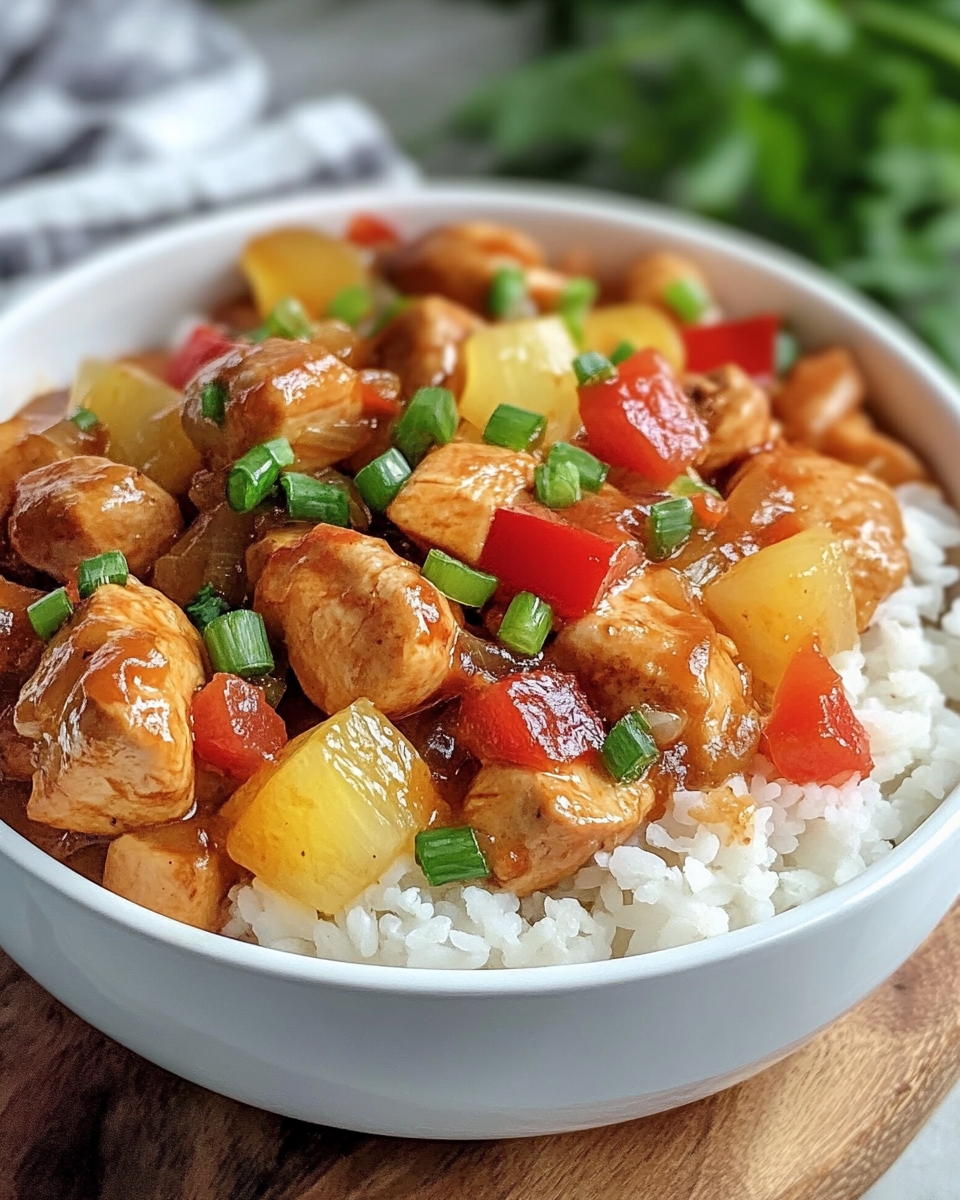 Steps in the slow cooking process of Huli Huli chicken