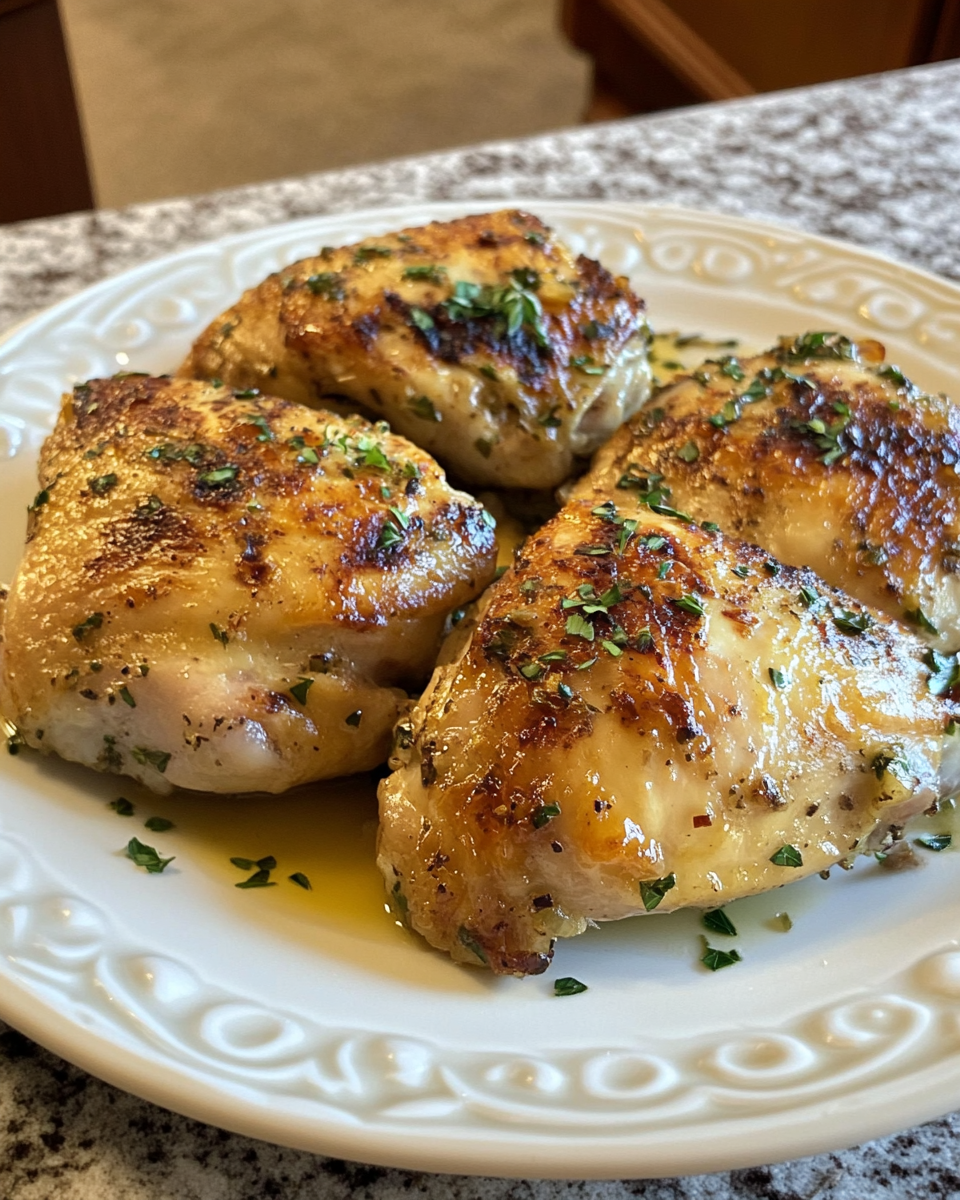 Ingredients for Lemon Garlic Chicken meal