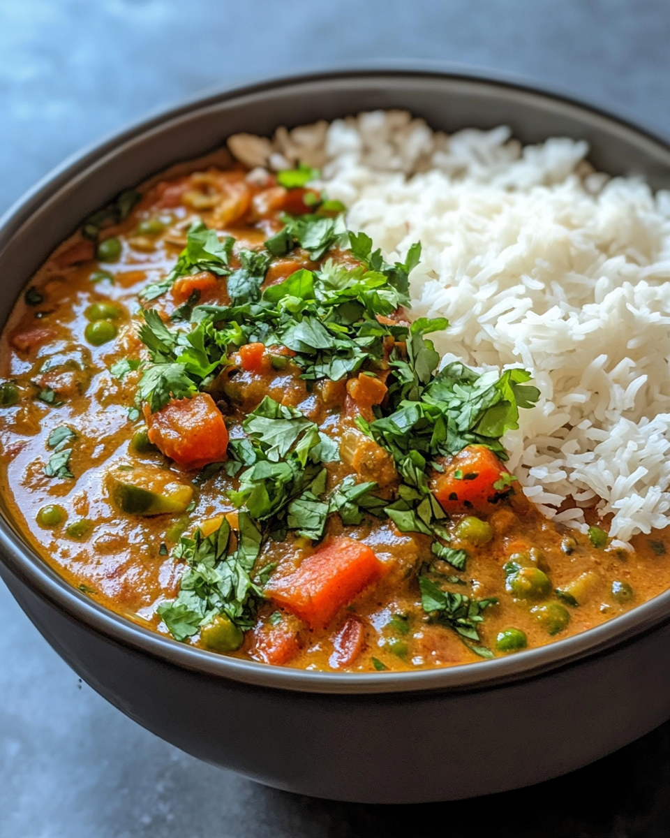 Easy Vegan Curry in Pressure Cooker
