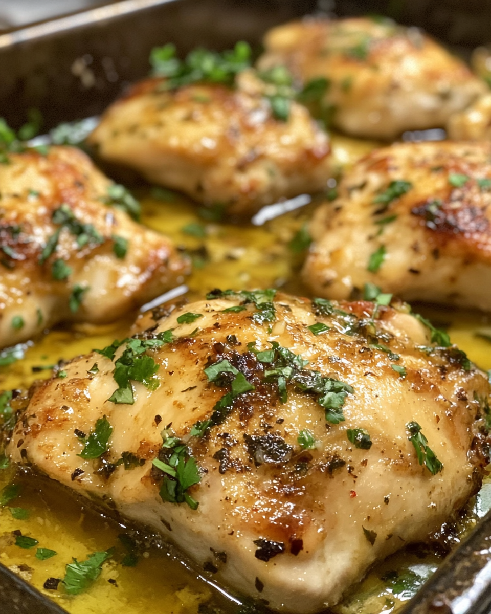 Ingredients for garlic butter chicken