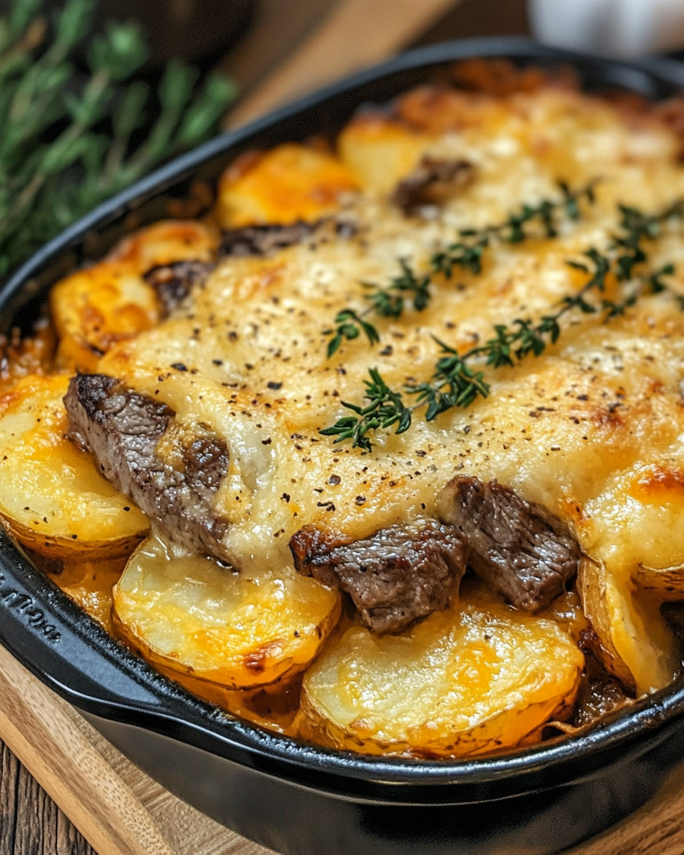 Easy tweaks for garlic butter potato bake