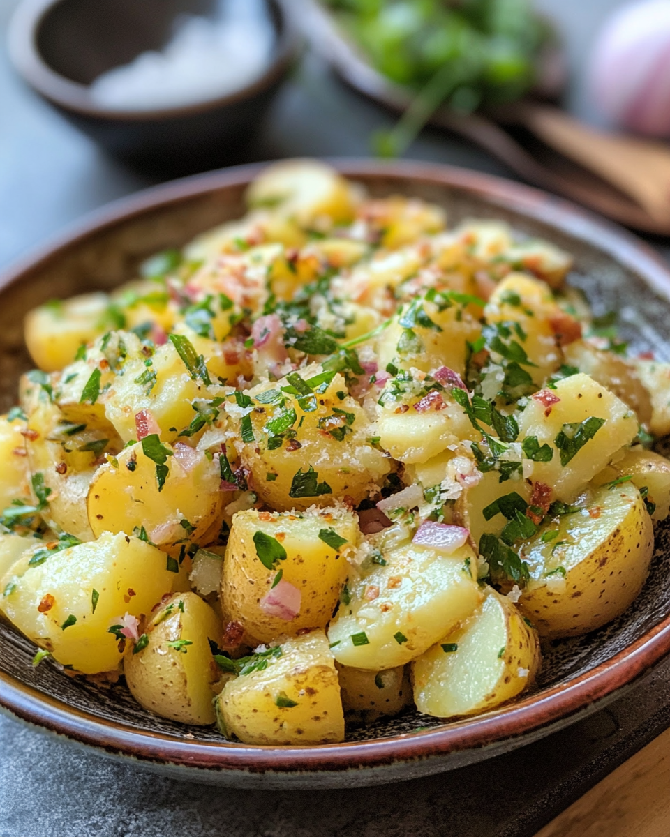 German Potato Salad in pressure cooker