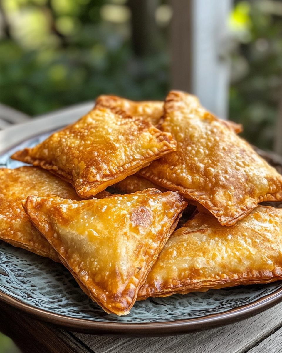Samosa patties shaping and frying process