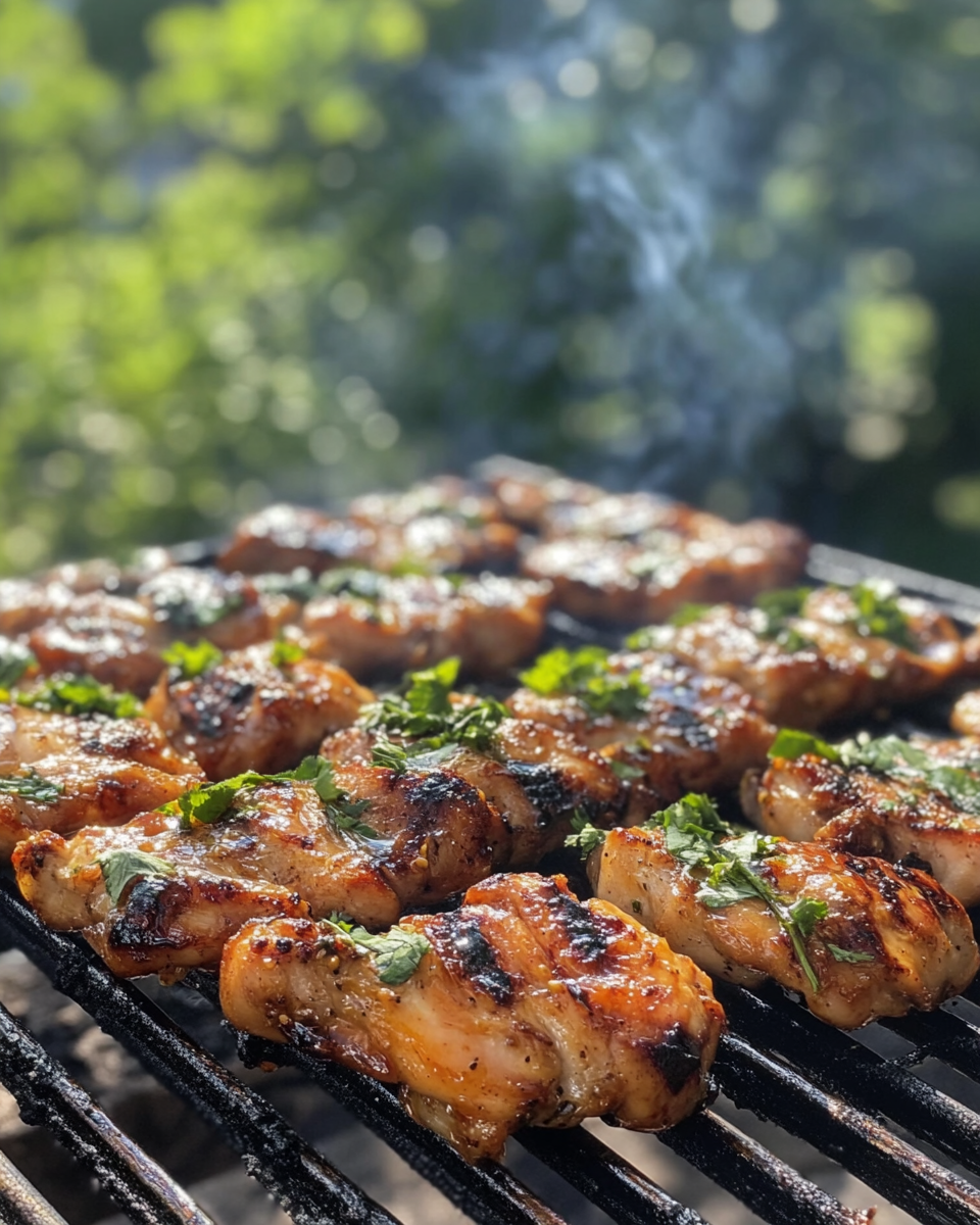 Step-by-step grilling Vietnamese chicken wings