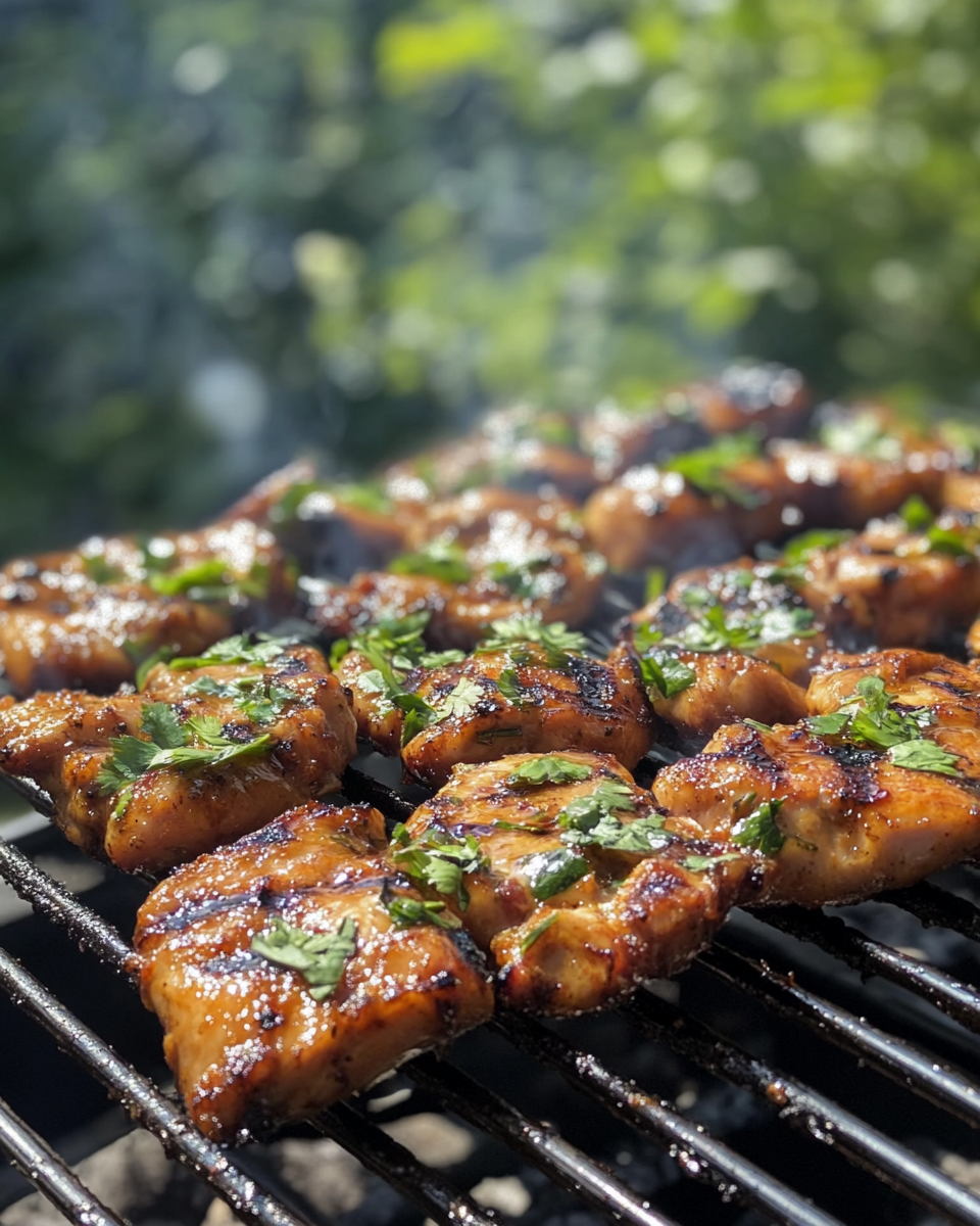 Vietnamese grilled chicken wings fresh from pressure cooker