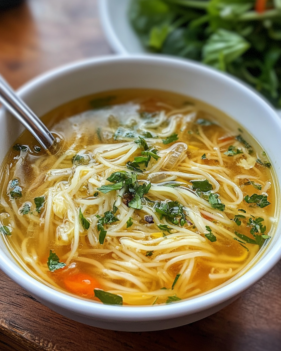 Simmering mushrooms in ginger garlic broth from pressure cooker