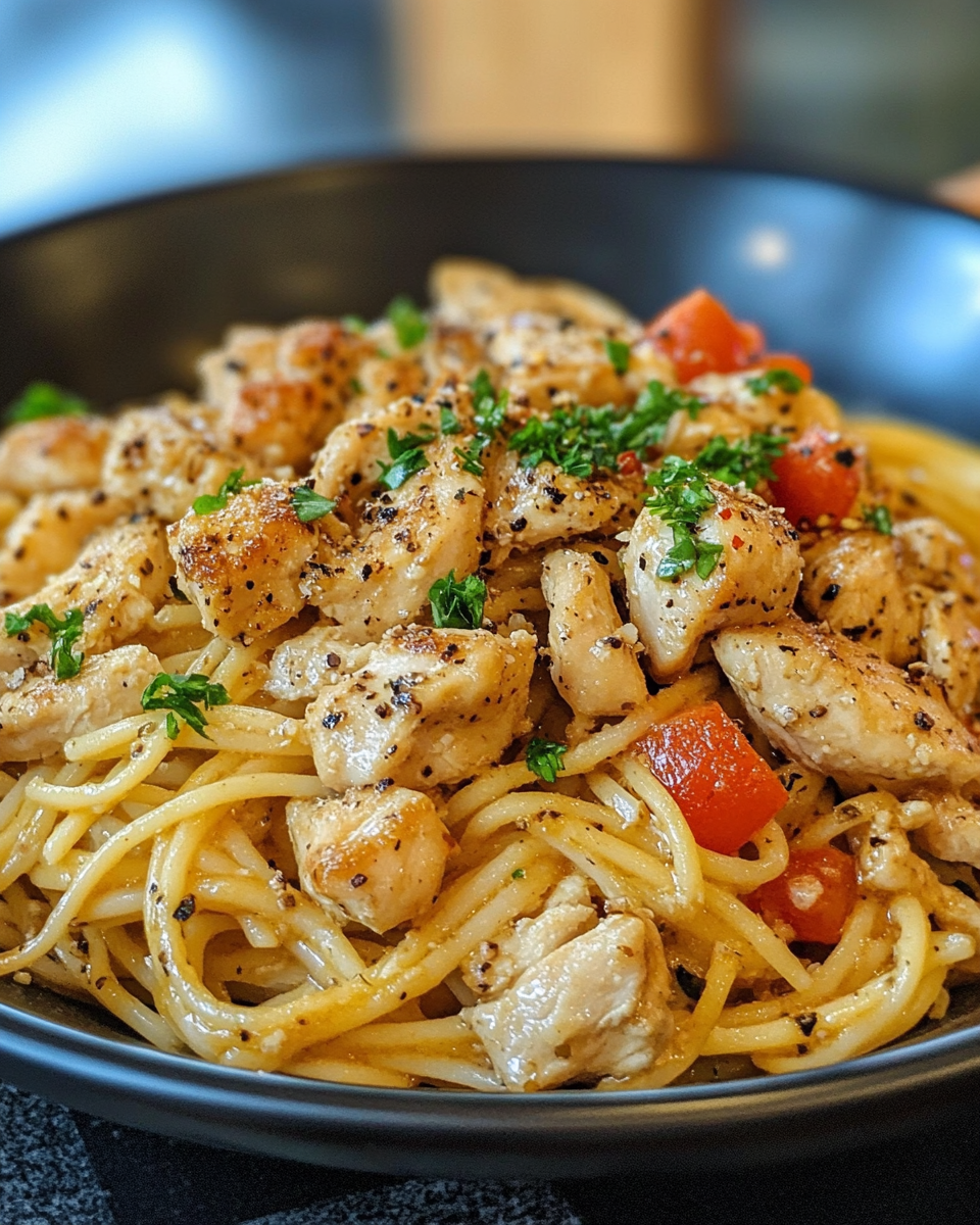 Honey Pepper Chicken Pasta