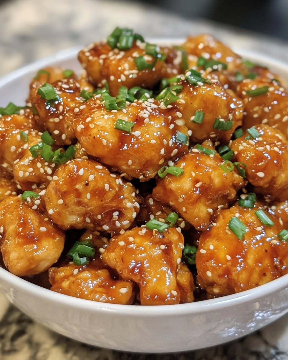 Ingredients for making Honey Sesame Chicken,