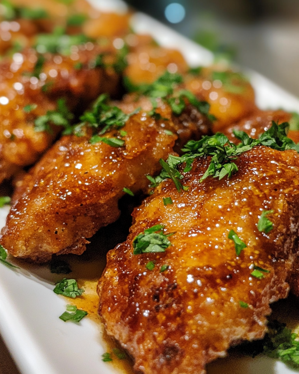 Process of cooking hot honey chicken cutlets