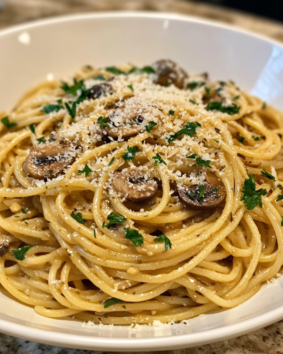 Pasta leftovers stored in a container