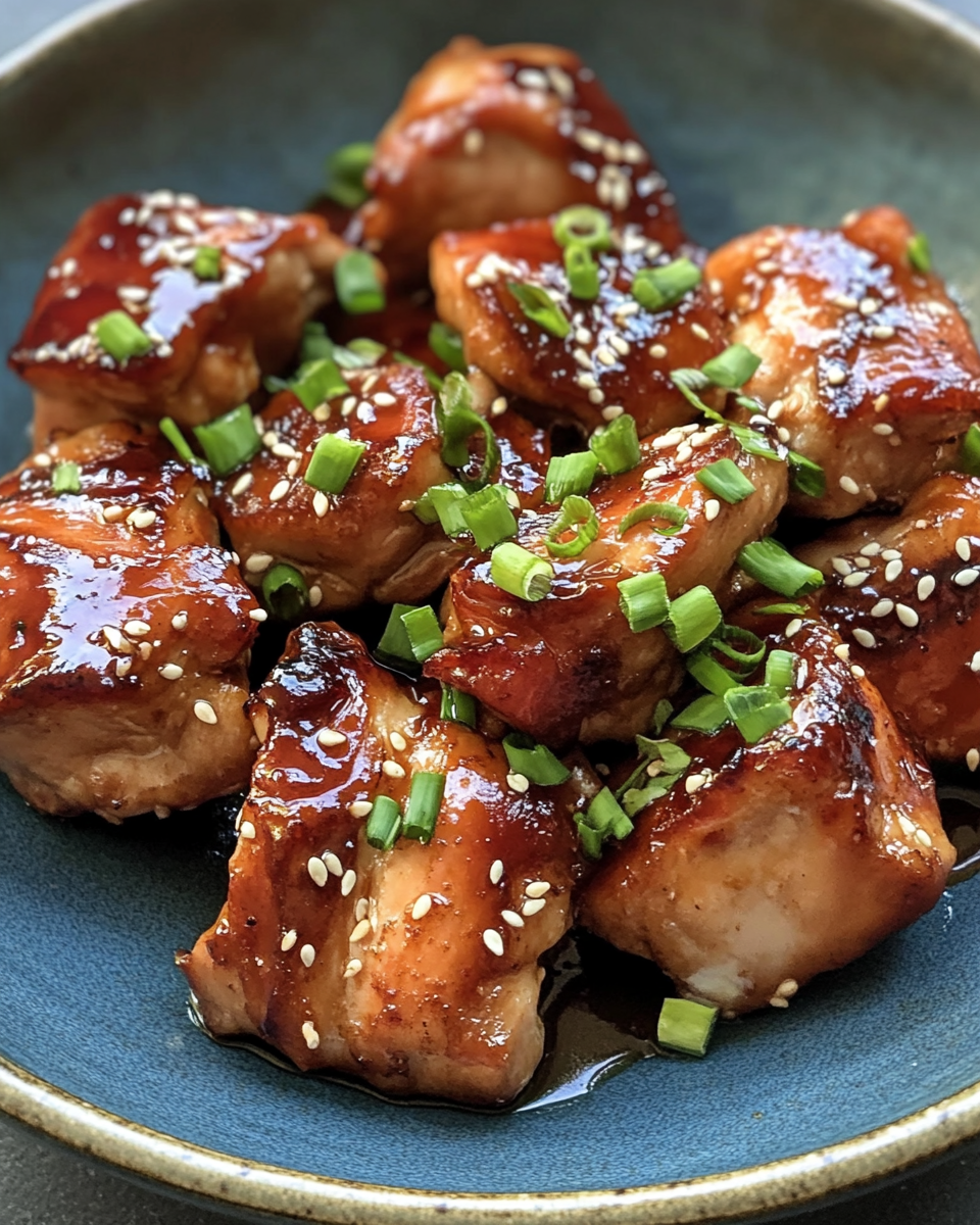 Marinated chicken thighs ready for cooking