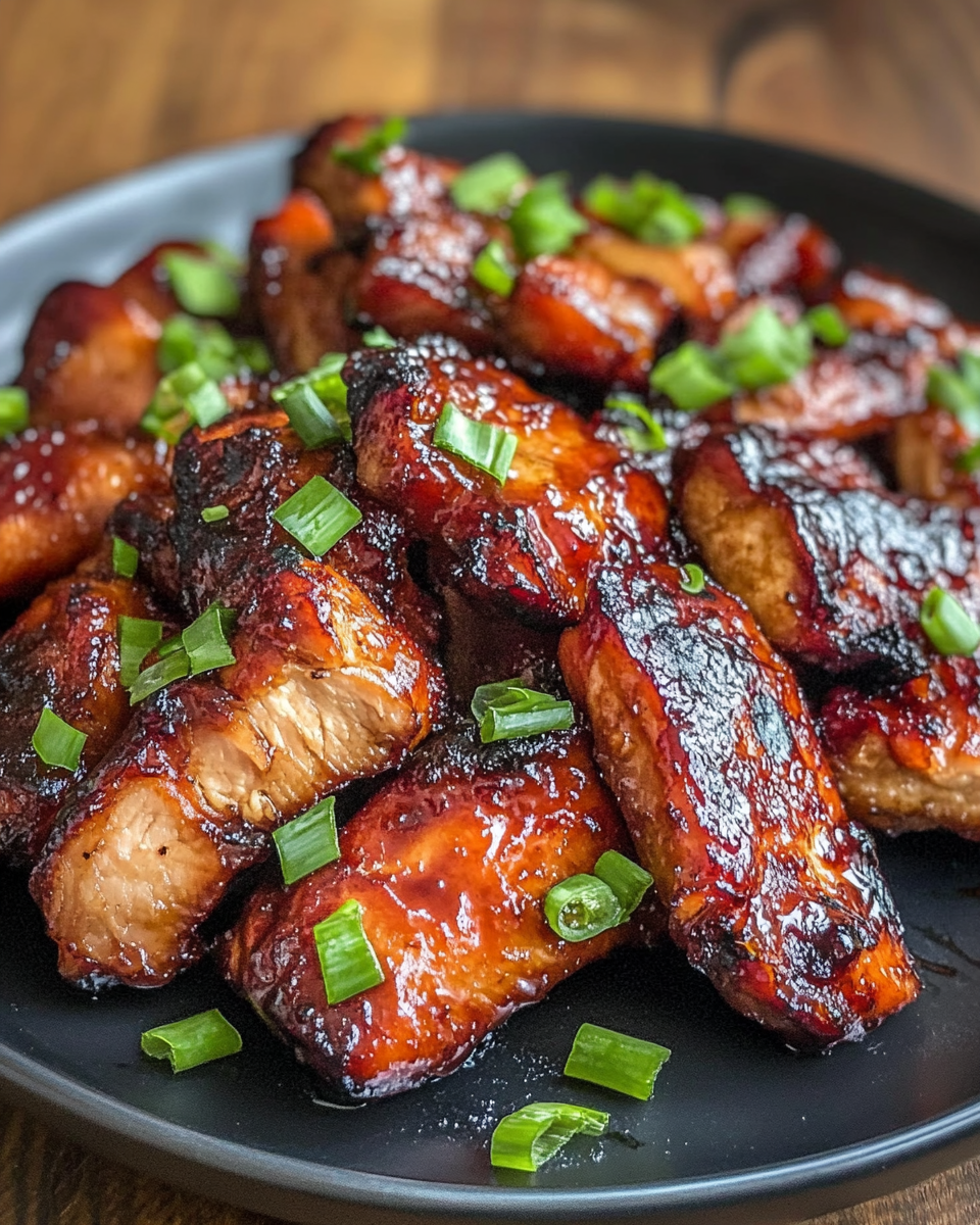 Pressure cooker Char Siu Chicken deliciously cooked