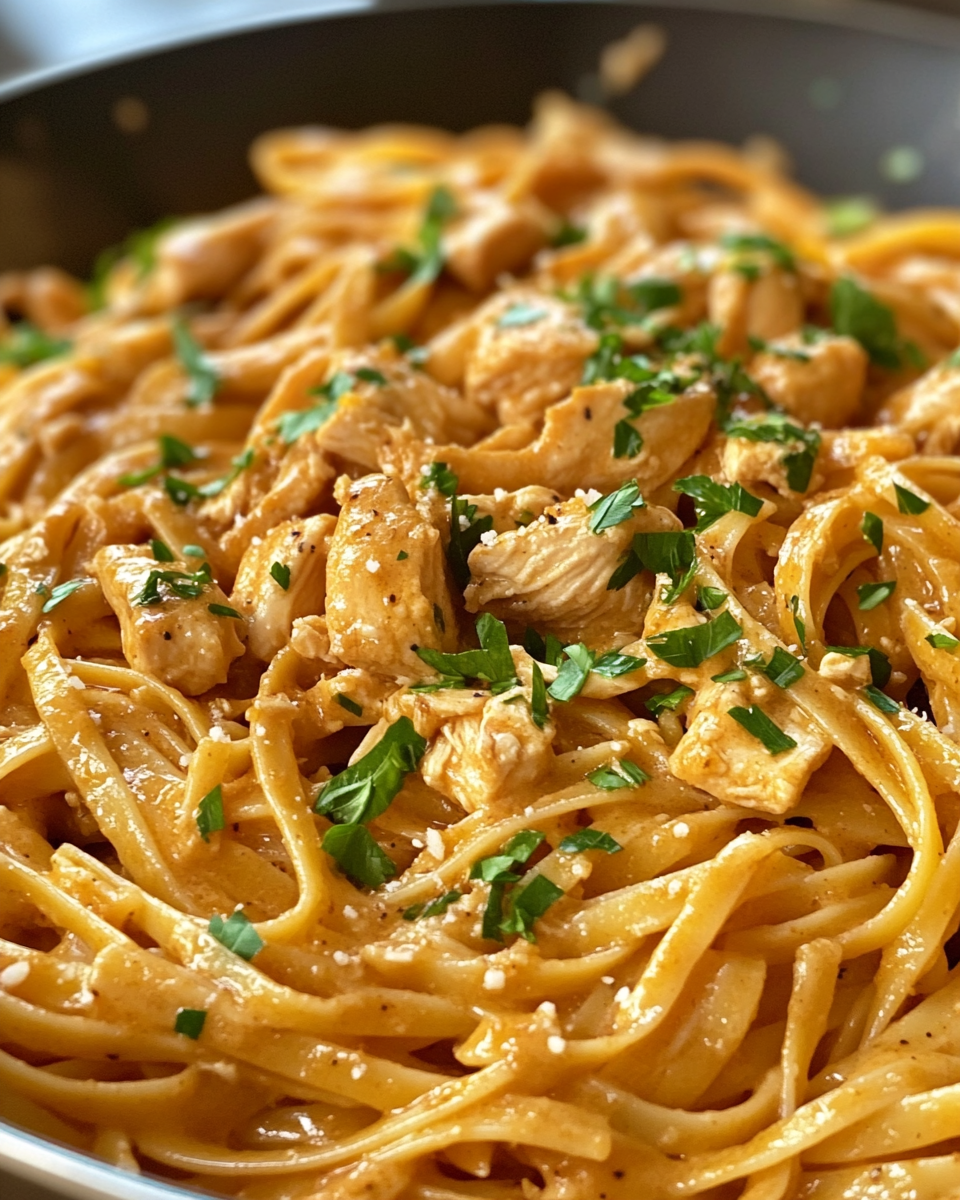 Pressure cooker with cowboy butter chicken linguine
