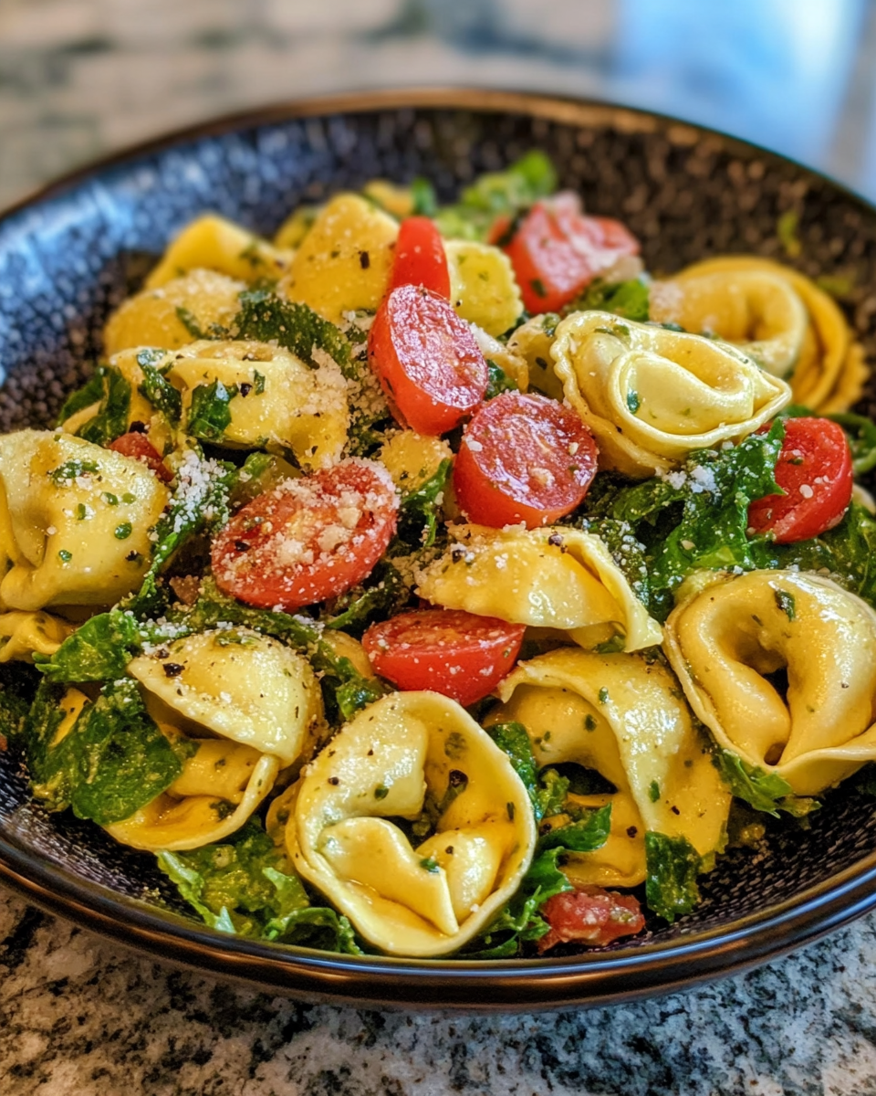 Ingredients for Italian Grinder Tortellini Salad