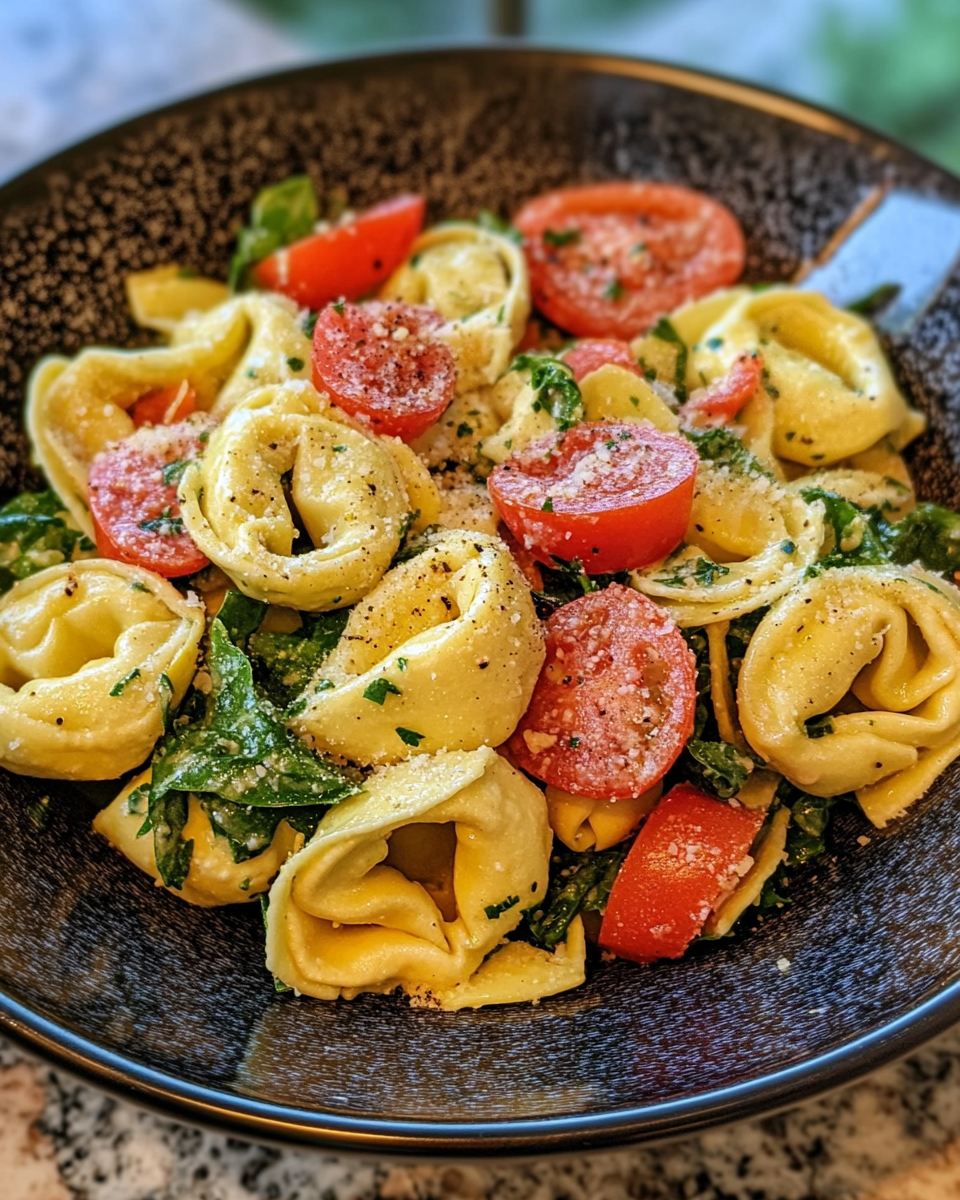 Italian Grinder Tortellini Salad bowl