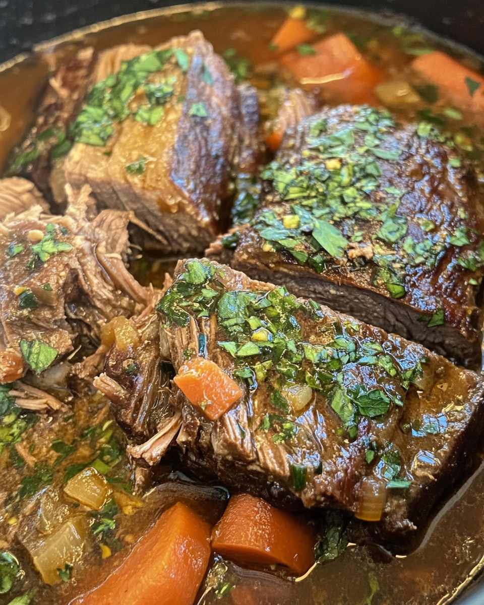 Ingredients for Italian pot roast
