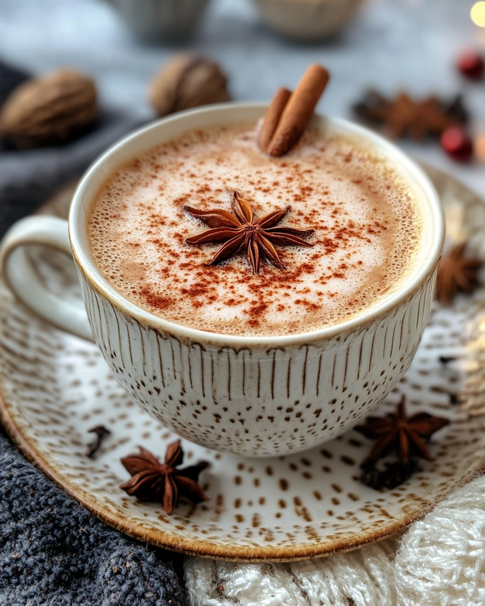 Finished Kashmiri pink chai ready to drink