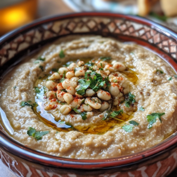 Lebanese Baba Ganoush taken with iphone 15 pro max --iw 2 --ar 4:5 --v 6.1 --raw